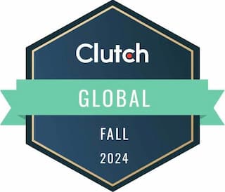 Clutch Global Award certificate image