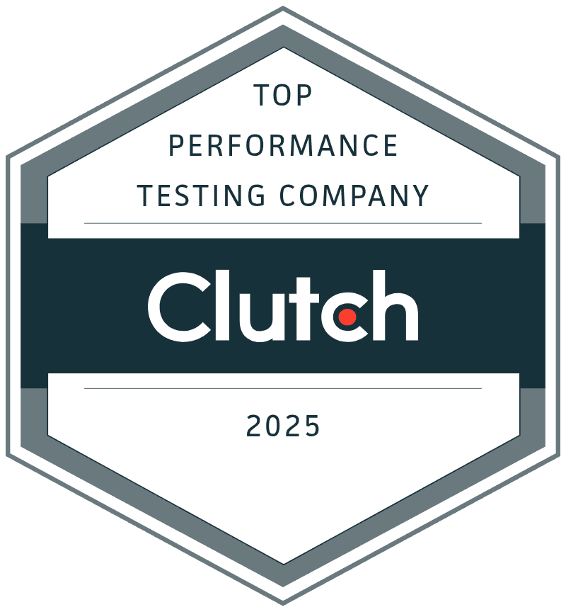 Clutch Top Performance Testing Company 2025 certificate