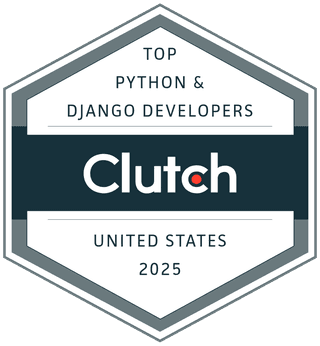 Clutch Top Python & Django Developers US 2025 certificate
