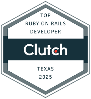Clutch Top Ruby on Rails Developer Texas certificate