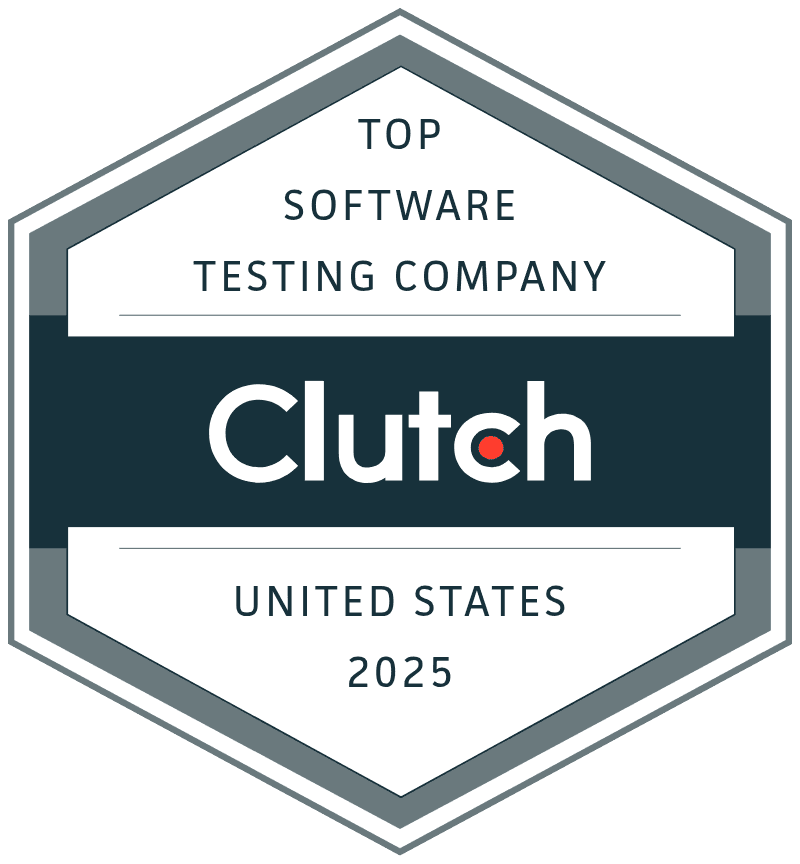 Clutch Top Software Testing Company US 2025 certificate