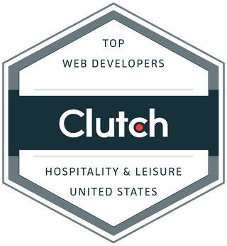 Clutch Top Web Developers - Hospitality & Leisure US certificate