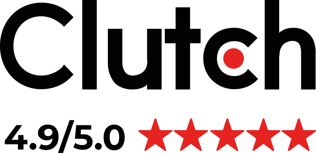 Clutch 4.9/5 certificate