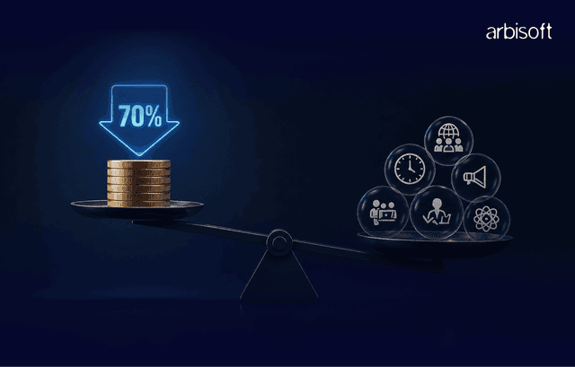 An offshore AI team costs 70% less. It also costs you something else. Here's the real trade-off blog image