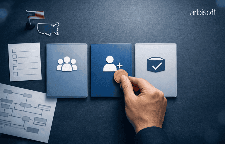 Dedicated Team vs Staff Aug vs Fixed Scope for Custom Software Development (US): How to Choose blog image