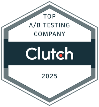 Clutch Top AB Testing Company 2025 certificate
