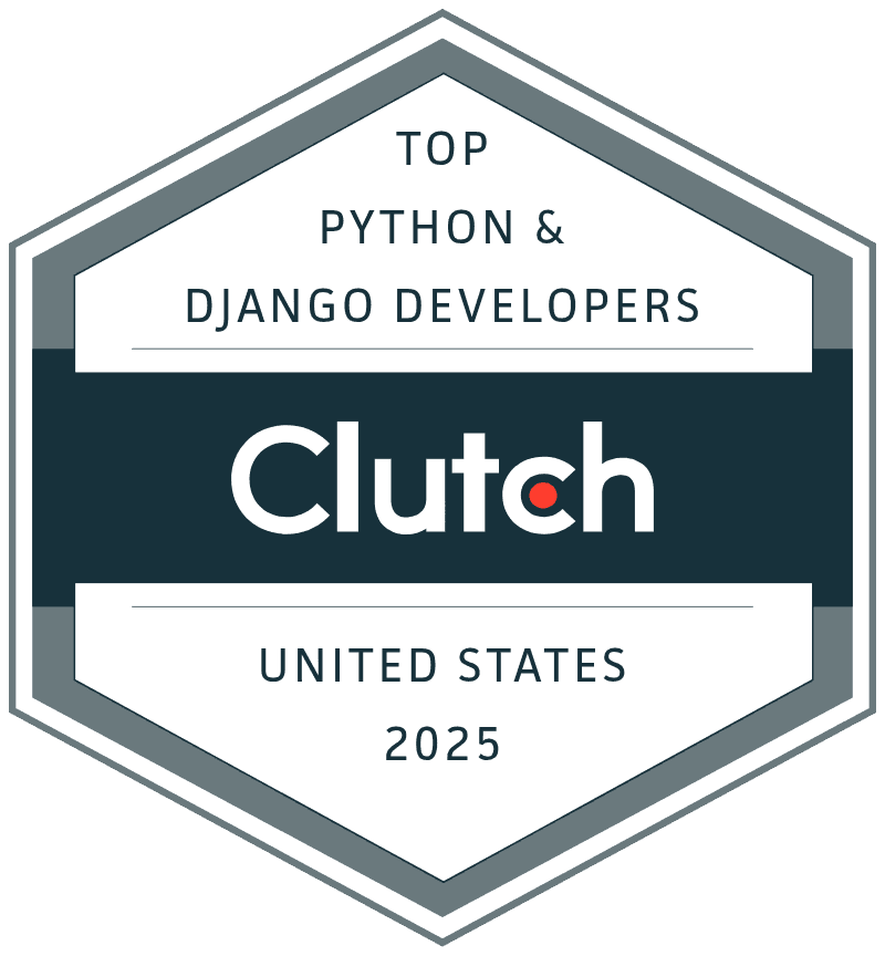 Clutch Top Python & Django Developers US 2025 certificate